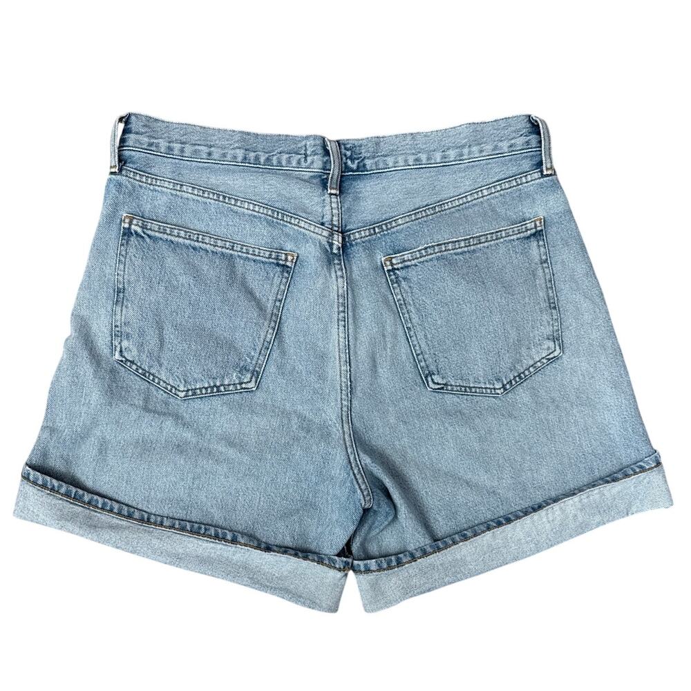 Agolde Cuffed Denim Shorts in Tension Organic Cotton Size 31 - Picture 6 of 9
